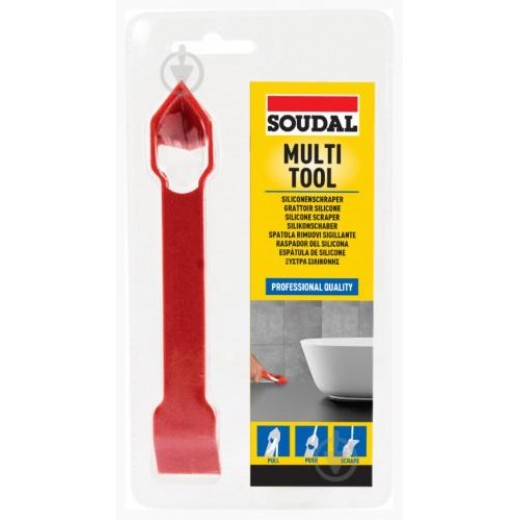 SOUDAL Spatula pu silicon universala, rosie  (15) 119352